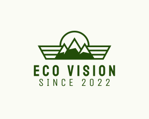 Outdoor Mountain Hiking logo design