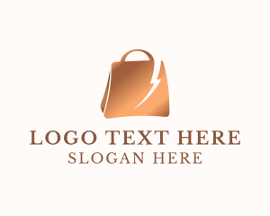 Shopping Bag - Lightning Express Bag logo design