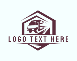 Fast Delivery Truck Logo