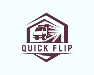 Fast Delivery Truck logo design