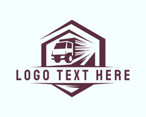 Quick - Fast Delivery Truck logo design