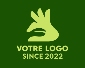 Environment Friendly - Green Hand Garden logo design