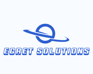 Modern Orbit Letter E  logo design