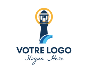 Coast - Lighthouse Restaurant Tower logo design