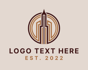 Property Developer - Building Tower Engineering logo design