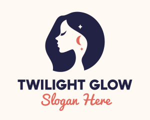 Twilight - Evening Woman Beauty Salon logo design