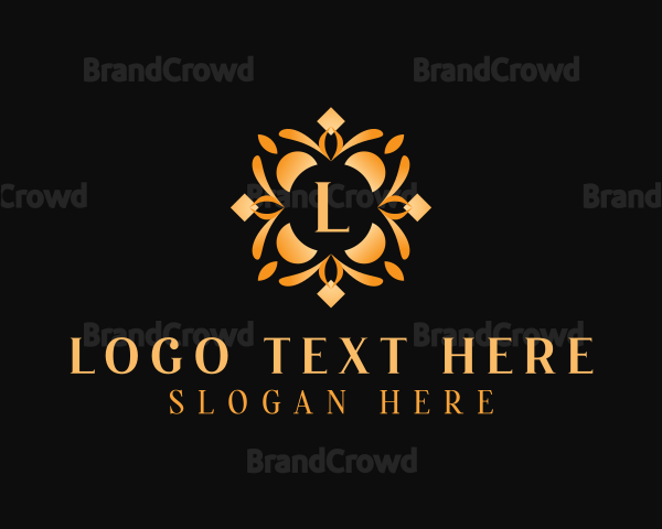 Stylish Luxury Floral Boutique Logo