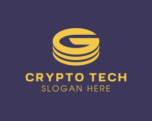 Crypto - Crypto Currency Investing logo design