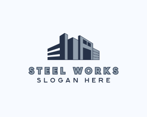 Factory Warehouse Inventory logo design