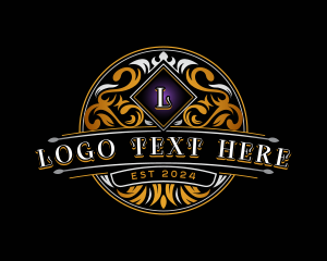 Exclusive - Premium Ornamental Crest logo design