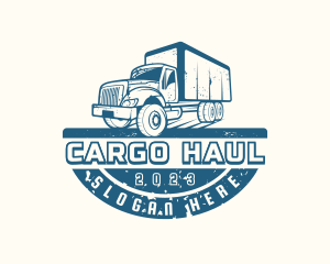 Logistics Shipping Truck logo design