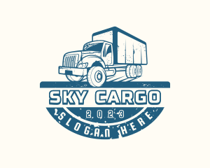 Logistics Shipping Truck logo design