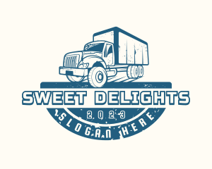 Truckload - Logistics Shipping Truck logo design