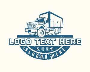 Cargo - Logistics Shipping Truck logo design