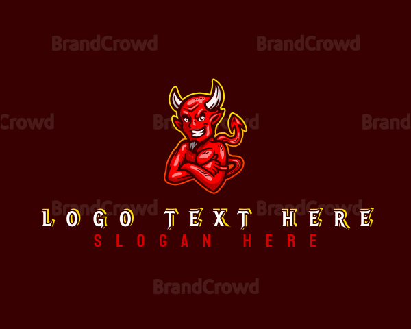 Demonic Devil Profanity Logo