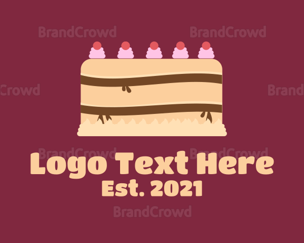 Cherry Icing Cake Logo