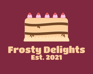 Icing - Cherry Icing Cake logo design