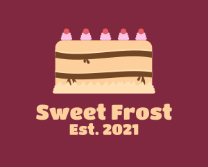 Icing - Cherry Icing Cake logo design