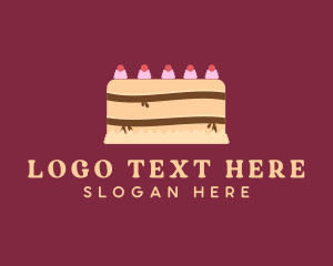 Cherry - Cherry Icing Cake logo design