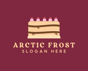 Cherry Icing Cake logo design