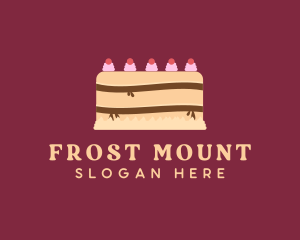 Cherry Icing Cake logo design