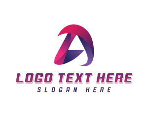 Studio Agency Letter A Logo