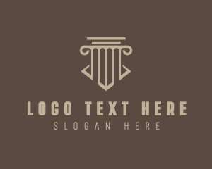 Insurance - Business Firm Pillar logo design