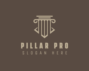 Business Firm Pillar logo design