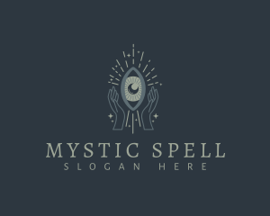 Spell - Astral Mystical Eye logo design