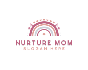 Postnatal - Rainbow Boho Daycare logo design