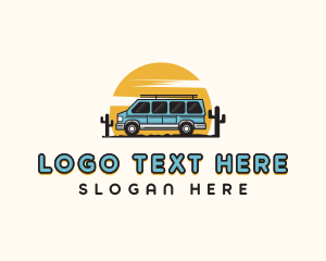 Car - Camper Van Travel Tour logo design