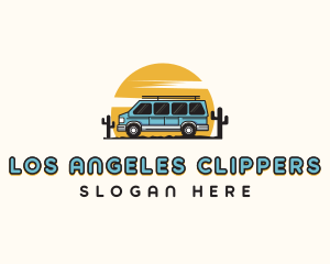 Camper Van Travel Tour Logo