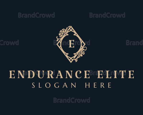 Elegant Luxury Floral Boutique Logo