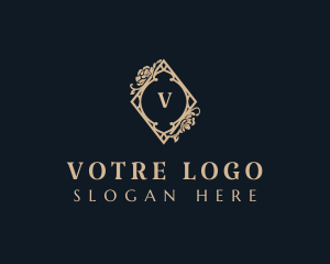 Elegant Luxury Floral Boutique Logo