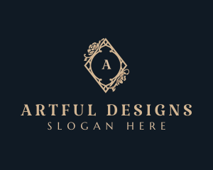 Elegant Luxury Floral Boutique logo design