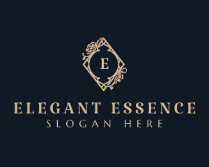 Elegant Luxury Floral Boutique logo design