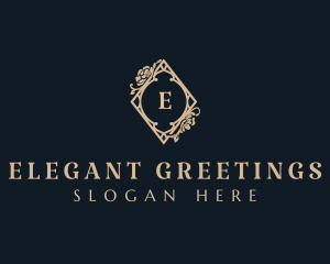 Elegant Luxury Floral Boutique logo design