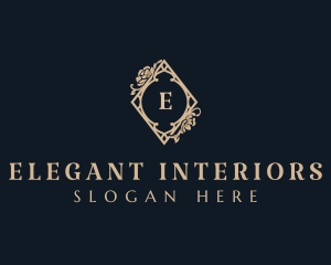 Elegant Luxury Floral Boutique logo design