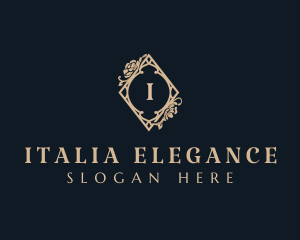 Elegant Luxury Floral Boutique logo design