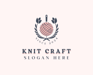 Floral Sewing Needlecraft logo design