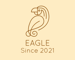 Brown - Brown Wild Parrot logo design