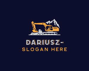 Mountain Backhoe Excavator  Logo