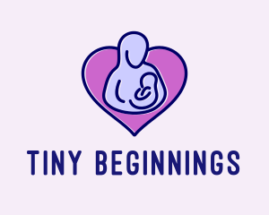 Neonatal - Parenting Heart Charity logo design