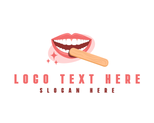 Clinic - Oral Tongue Depressor logo design