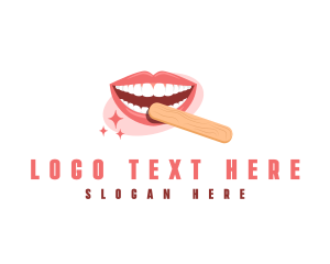 Popsicle - Oral Tongue Depressor logo design