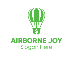 Dollar Parachute  logo design