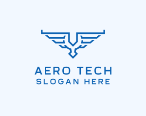 Aero - Aviation Wings Crest logo design