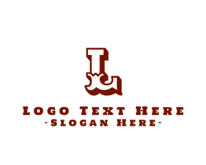 Wild Wild West - Texas Cowboy Ranch logo design