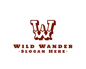 Western Texas Cowboy  logo design