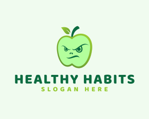 Fierce Green Apple logo design